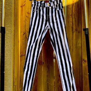 Tripp NYC High Waisted Striped Pants